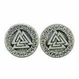 Brincos celtas pagãos Valknut Viking