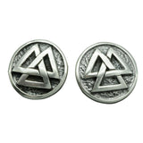 Pendientes con símbolo de valknut vikingo celta