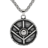 Colgante escudo de Lagertha color plata