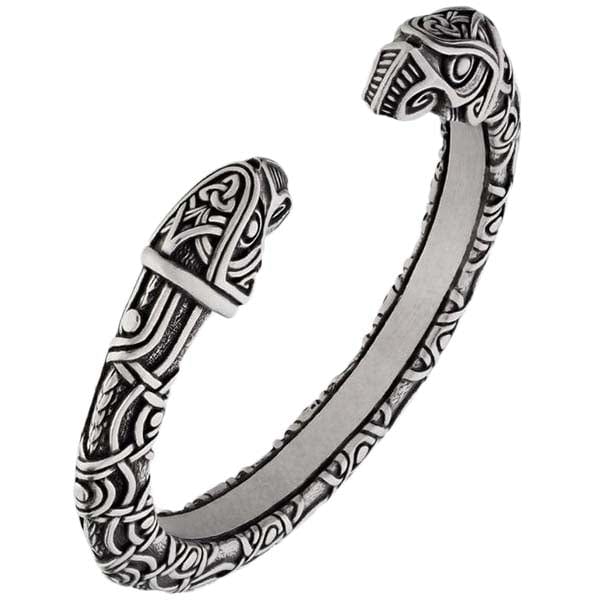 Bracelet anneau de bras viking Hugin et Munin