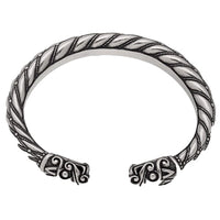 Bracelet anneau de bras viking tête de dragons