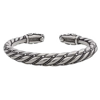 Pulsera con anillo de brazo vikingo con cabeza de dragón