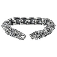 Pulsera de serpiente midgard jormungand de plata 925