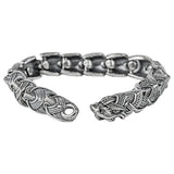 Pulsera de serpiente midgard jormungand de plata 925
