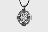 Collier Viking Helm Of Awe en argent