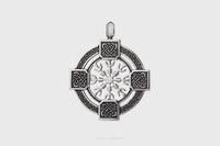 Collar Viking Helm Of Awe en plata