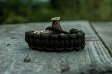 Bracelet olive marteau Thor en bronze fait main