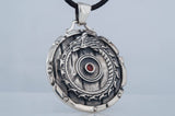 Colgante vikingo Ouroboros Jormungrand en plata u oro