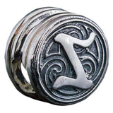 Perle de barbe rune Eihwaz de l'alphabet viking