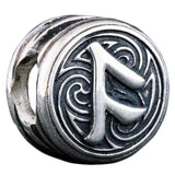 Runa vikinga de barba o pelo Ansuz en bronce, plata u oro