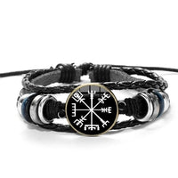 Pulseira com símbolo Aegishjalmur