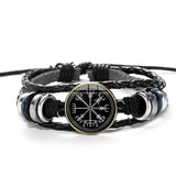 Pulseira com símbolo Aegishjalmur