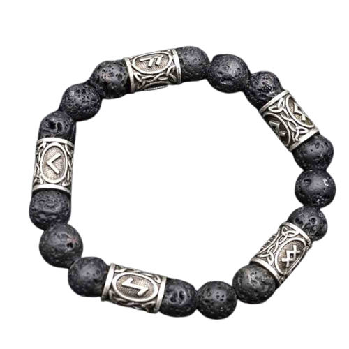Pulseira de runa viking joias nórdicas para homens e mulheres