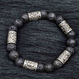 Pulsera de runas vikingas joyería nórdica para hombres y mujeres