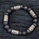 Pulseira de runa viking joias nórdicas para homens e mulheres