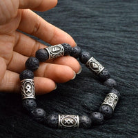 Pulsera de runas vikingas joyería nórdica para hombres y mujeres