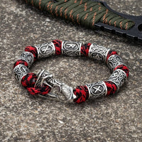 Bracelet viking hache travaillé de façon artisanale