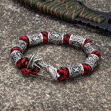Bracelet viking hache travaillé de façon artisanale