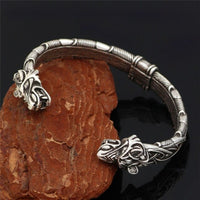 Bracelet Dragon en acier inoxydable Vintage Viking