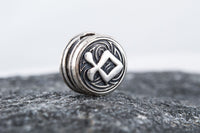 Accessoire de barbe viking rune Othala fabriqué à la main