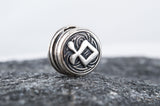 Accessoire de barbe viking rune Othala fabriqué à la main