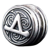 Conta rúnica Viking Uruz acessório de bronze, prata ou ouro