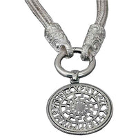 Colgante Black Sun Shield en joyería de lujo de plata de primera ley