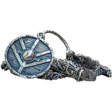Colgante escudo de Lagertha en plata de primera ley