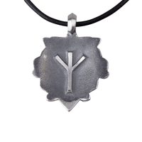Masque de Gnezdovo Pendentif en argent sterling Amulette de Viking