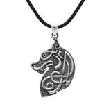 Pingente Lobo Viking de Prata Esterlina